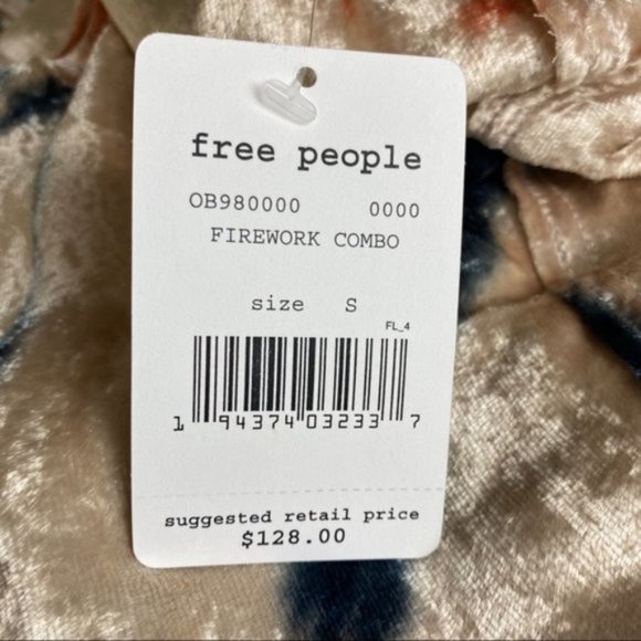 NWT Free People Serious Swagger Tie Dye Midi Skirt - Picture 5 of 5